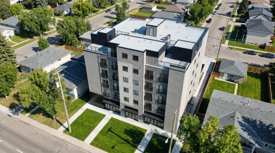 Skydeck Heights mixed-use development at 11446 94 St NW, Edmonton
