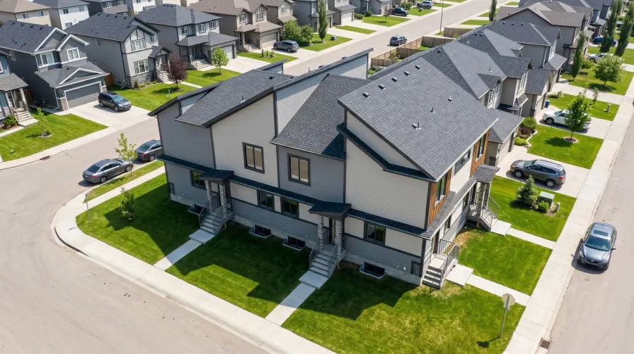 The Beacon multifamily development at 11941 45 St NW, Edmonton