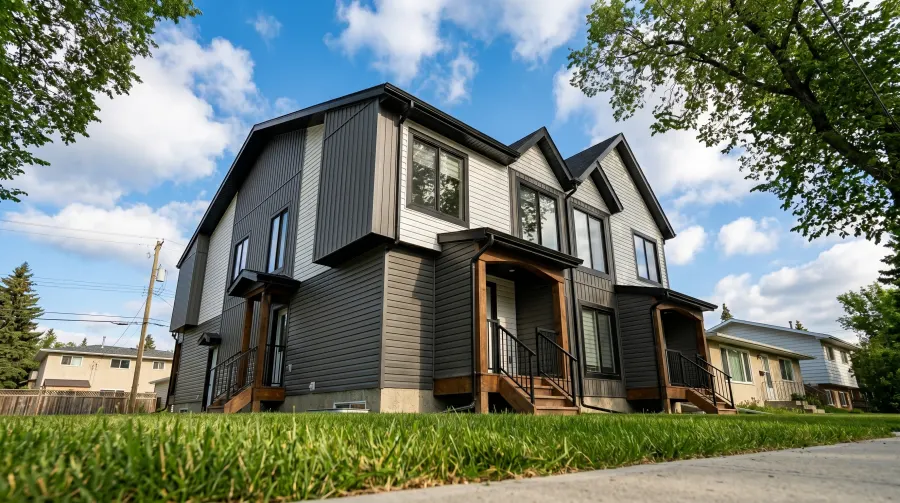 The Hillview — exterior rendering, angle 4 of 5