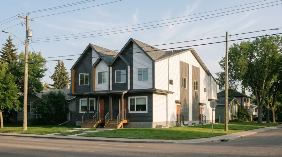 The Wellington — exterior rendering, angle 5 of 5